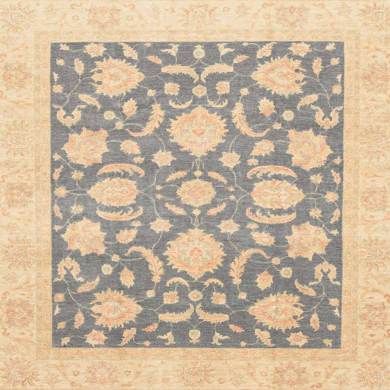 Tapis abstrait moderne 3830, Carré 4 pi