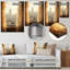 Vintagenyc Urbanscape Window View II - New York City, art mural en métal-101154083