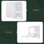 Lit escamotable double avec plusieurs tablettes de rangement et une armoire