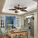 52" Hojkov 5 - Blade LED Leaf Blade Ceiling Fan with Remote Control and Light Kit Included