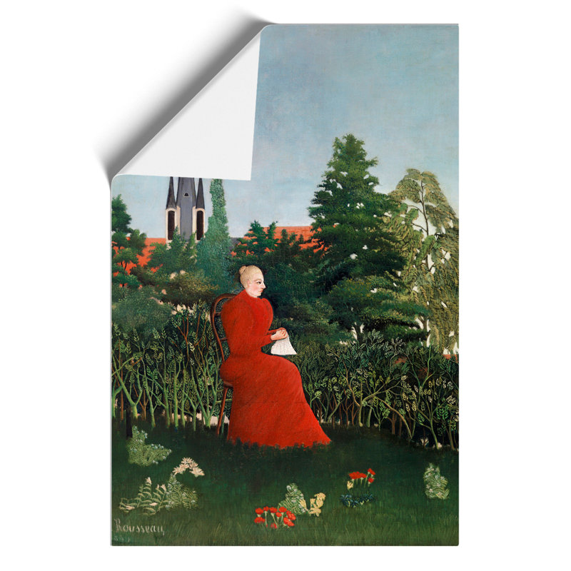 Portrait of a Woman by Henri Rousseau - Frameless Print, 42cm H x 30cm W x 0.1cm D