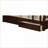 Twin/Full Espresso Bunk Bed with 2 Drawers, Pine Composite Frame, Convertible Design