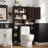 Over The Toilet Storage Cabinet With 3 Barn Doors-1568826916