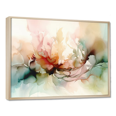 Delicate Floral Impressions I - Floral Framed Prints