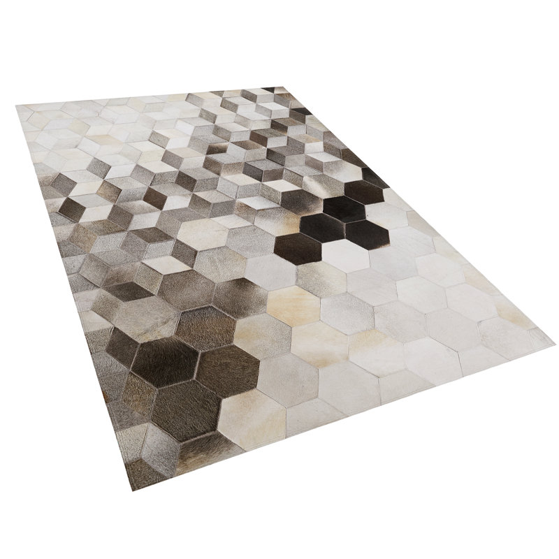 Swartz Geometric Hand Woven Area Rug, Rectangle 160 x 230cm