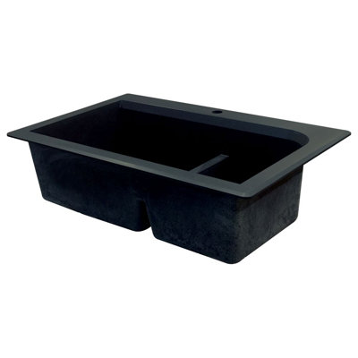 Radius 33'' L Double Bowl Kitchen Sink
