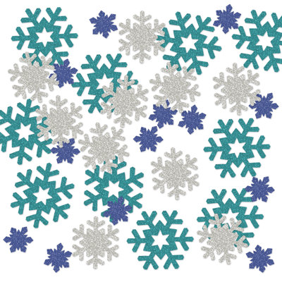Christmas Snowflake Deluxe Sparkle Confetti