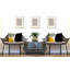 Housse et insert de coussin rectangulaire intérieur / extérieur en polyester / mélange de polyester Chamu-83783626-99277273
