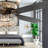 52" Lea 5 - Blade Geometric Cut Crystal Ceiling Fan with Pull Chain