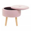 Presidio 46cm Wide Tufted Round Solid Colour Ottoman with Storage-1754185221