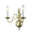 Benedetto Steel Candle Wall Light-578280118