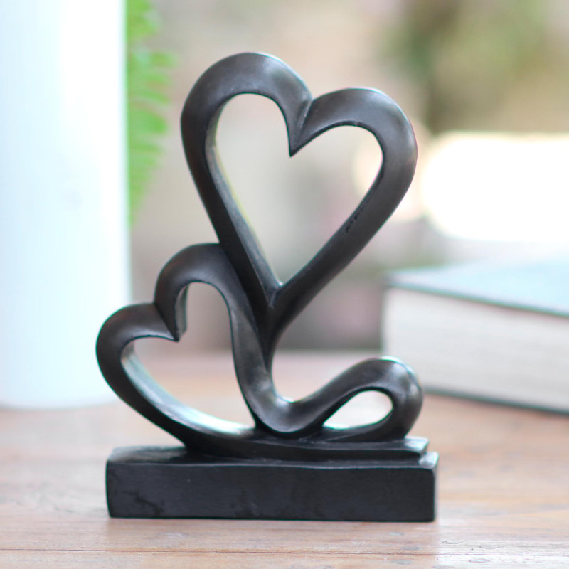 Sculpture Florala «Love Grows» et bois