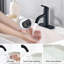 Robinet de salle de bain monocorps et robinet de salle de bain à poignée simple avec bec incurvé-70630155