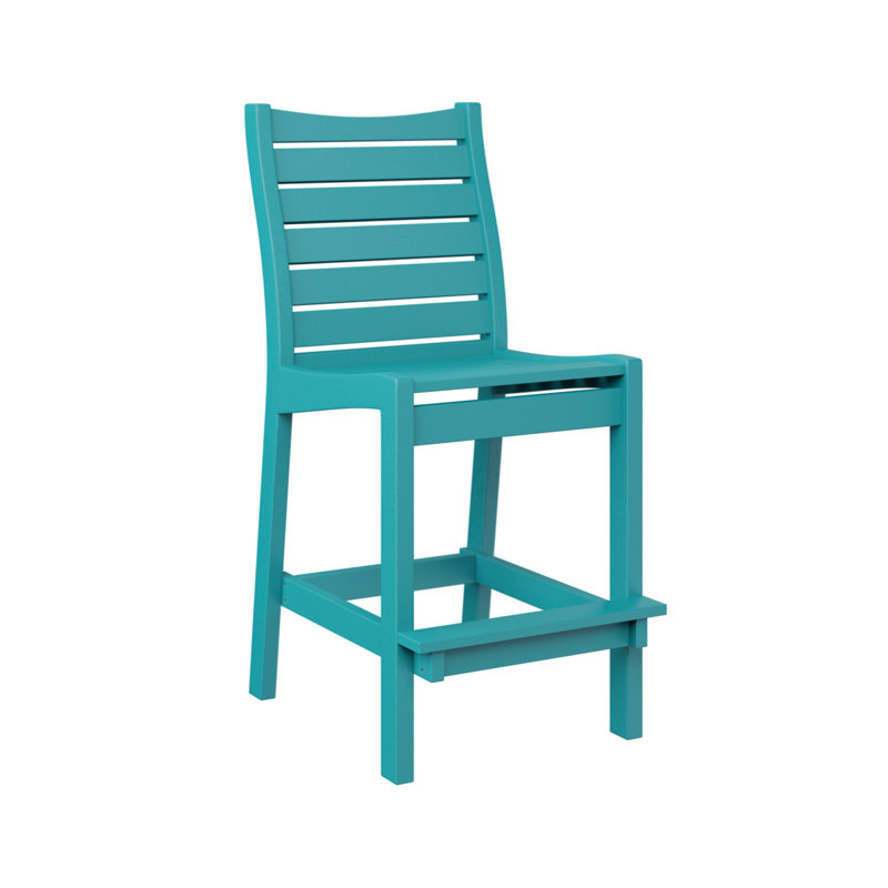Chaise de bar Berlin Gardens Berlin, 26.5", Bleu Aruba