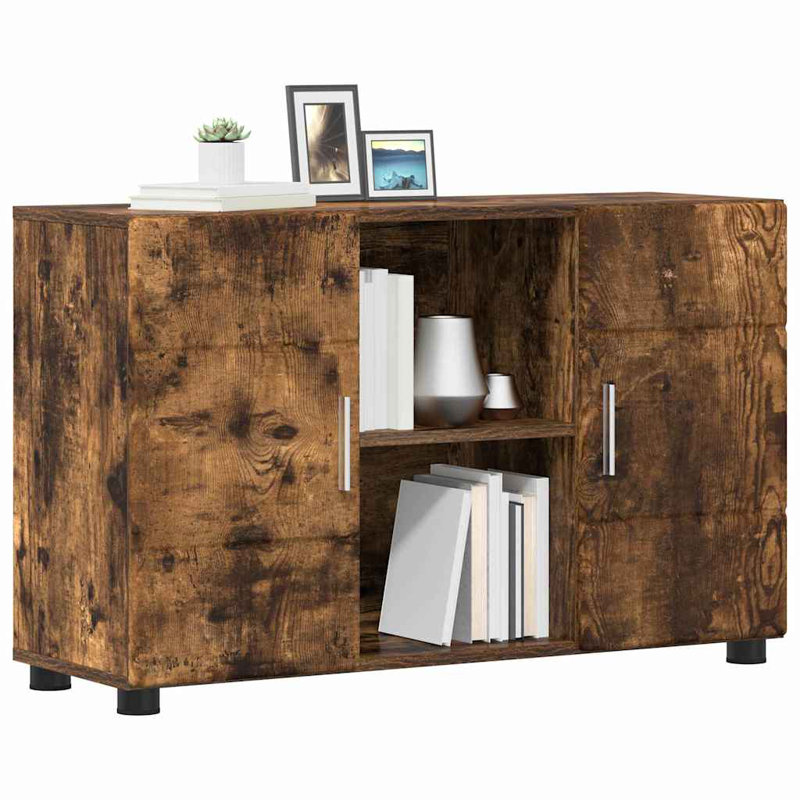 Rectangle Accent Cabinet, Smoked Oak