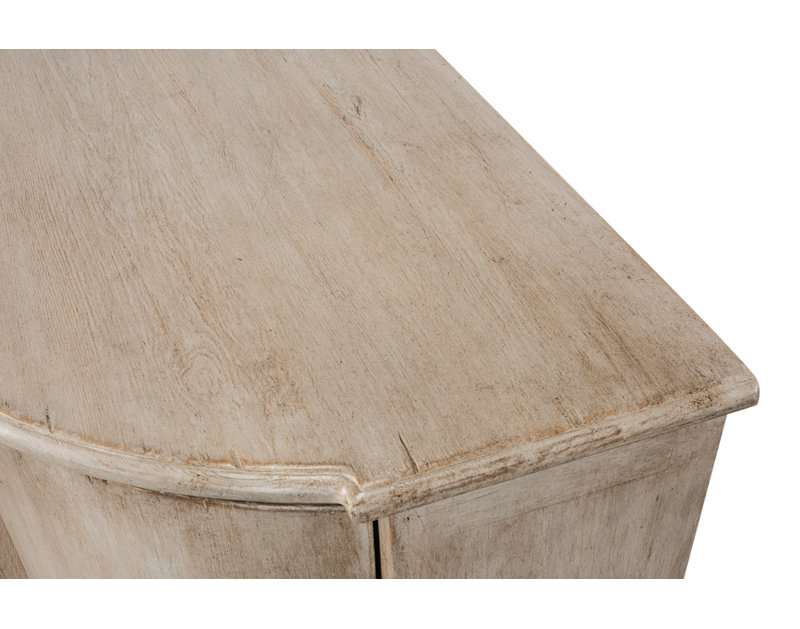 Brooks 63'' W Solid Wood Sideboard, Stone Gray