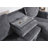 Emilia 89"W Dark Gray Fabric Sleeper Sectional Sofa With Reversible Storage Chaise