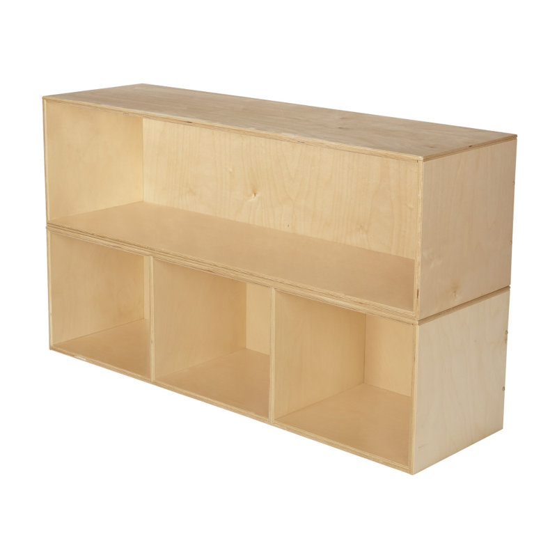 3 Compartment Birch Plywood Cubby
