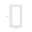 Miroirs rectangulaires pleine longueur en bois manufacturé-129870973