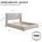 Boden Upholstered Wingback Bed Frame