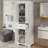 Westcott 70.8" Tall Freestanding Bathroom Storage with Soft-Close Doors, Drawer, Adjustable Shelves