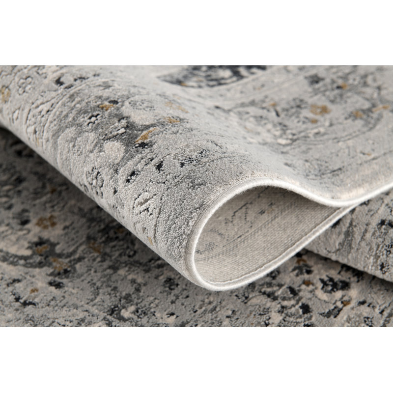 Tapis gris Crewkerne, Rectangle 3 pi 9 po x 5 pi 6 po