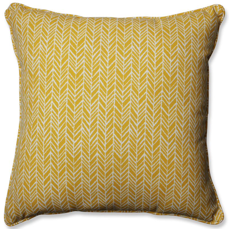Chevron Outdoor Reversible Throw Pillow