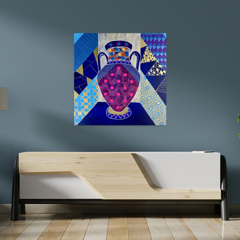 Art contemporain, art contemporain abstrait, H 36 po x l 36 po