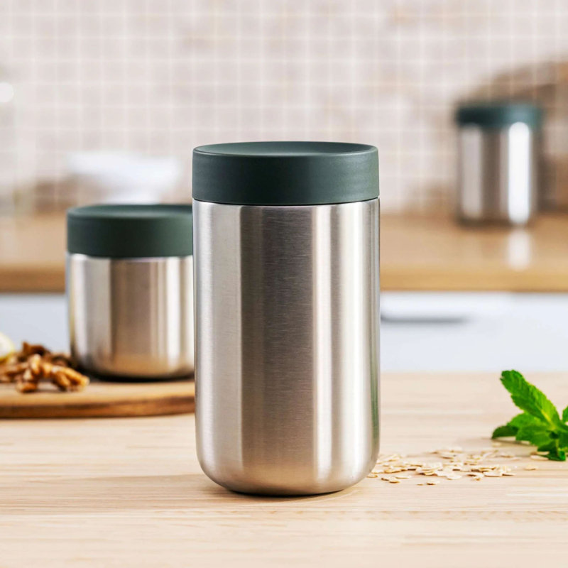 Boîte alimentaire BergHOFF Nommie en acier inoxydable de 740 ml (25 oz), acier, Acier