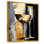 Champagne Collage avec verres - Champagne, art mural