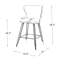 Tabouret de comptoir 26,5 po Pamela-1226124837