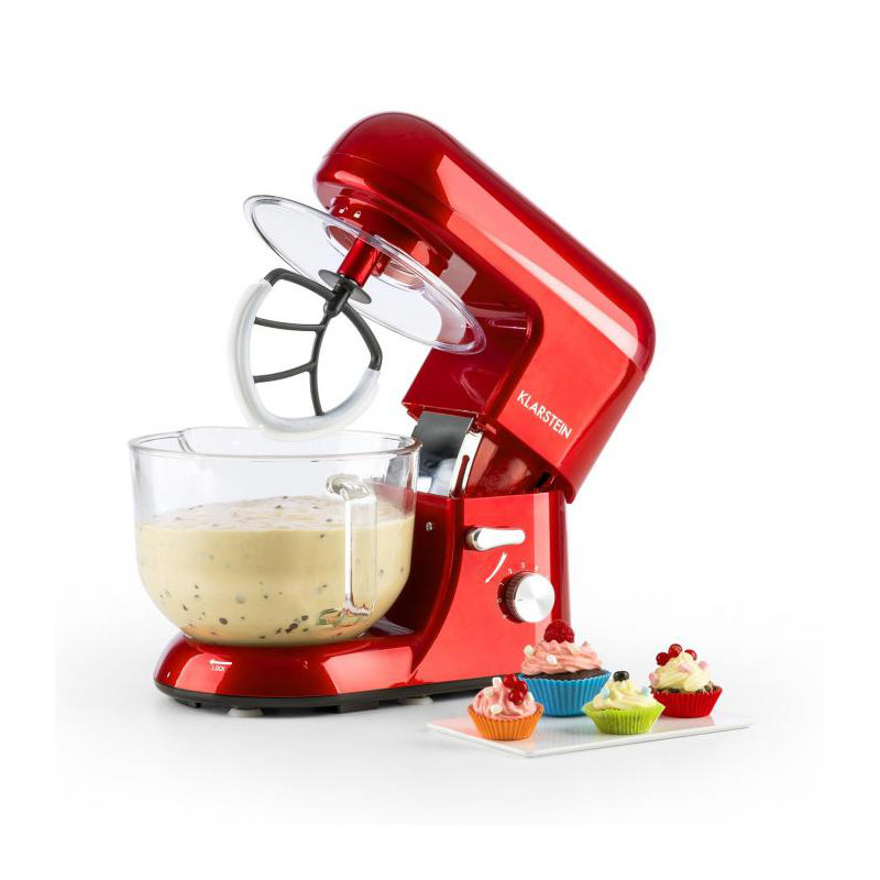 Klarstein Bella 5.2L Stand Mixer, Red