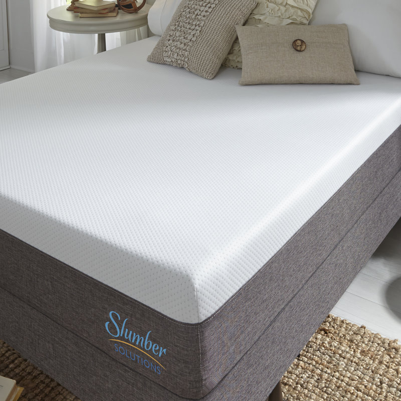 Matelas en mousse viscoélastique imprégnée de gel Slumber Solutions Restore, Très grand simple, 10"