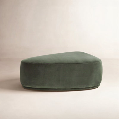 Adna 44'' Triangular Upholstered Ottoman