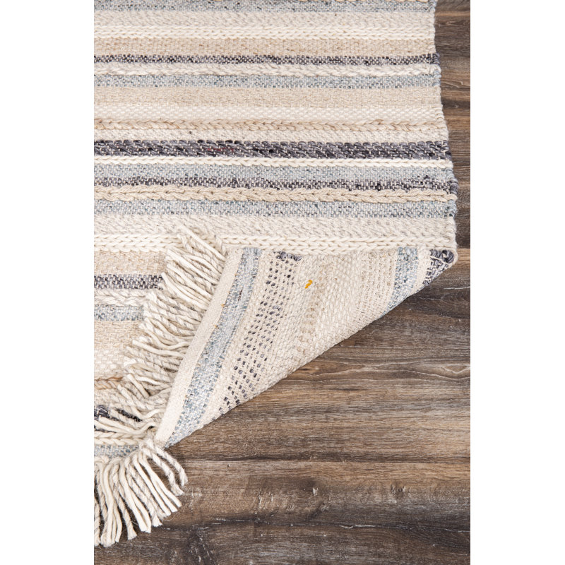 Gerson Striped Hand Woven Area Rug, Rectangle 200 x 300cm