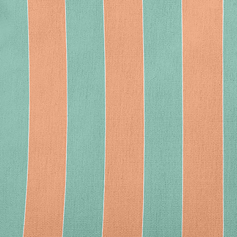 Coussin décoratif à rayures PSN1596OR29GR62, H 14 po x l 20 po, Rectangle