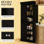 Armoire de cuisine, armoire de cuisine autoportante, armoire de rangement avec portes et tablettes-2070788517