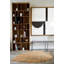 Monstera Cotton Area Rug in Olive/Soil Brown/Orche