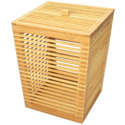 Bonita Solid Wood Waste Bin