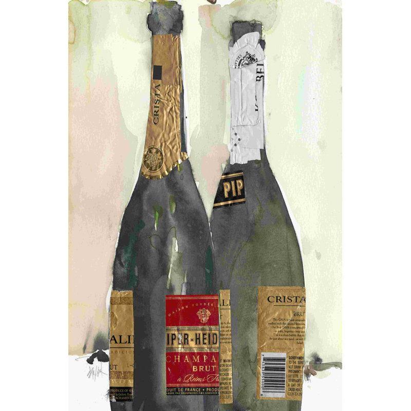 After The Bubbles I, H 18 po x l 12 po