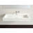 Badeloft 47.2" x 18.8" Stone Resin Wall Mounted Bathroom Sink with Overflow WT-06-XXL-G in Glossy White-137927644