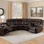 Canapé modulaire inclinable en cuir Irissa-445322860