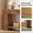 63" Solid Wood Console Table
