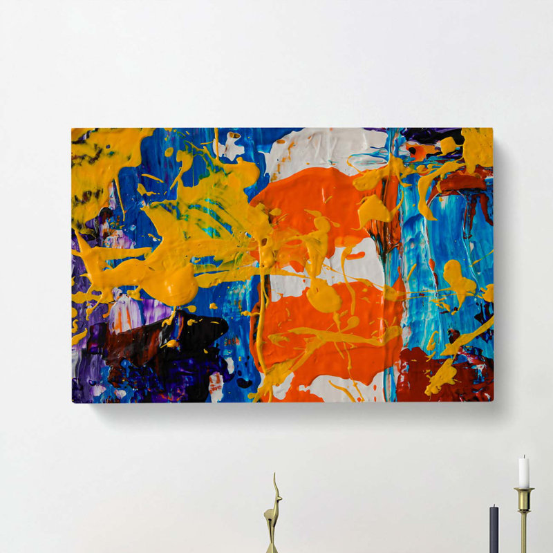 Abstract Art Painting Vol.80 by S.Johnson - Wrapped Canvas, 50cm H x 76cm W x 3cm D