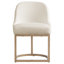 Borgos Linen Upholstered Barrelback Metal Base Dining Chair-1507420000-1498444038