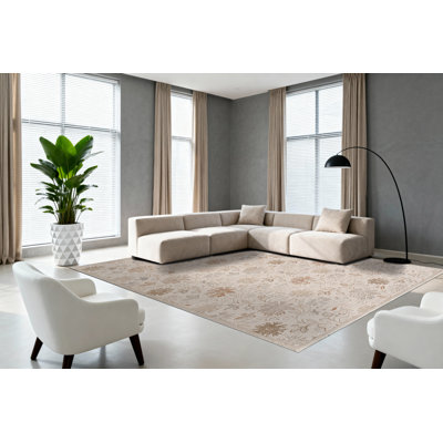 IRVING 9X12 15553-186 Crème / beige / rouille