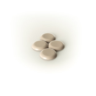 Round Self-Stick Furniture Slider (Set of 4)