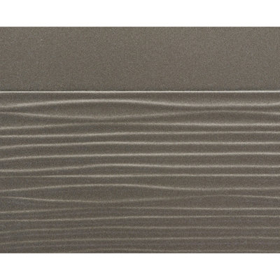 Commode à 6 tiroirs en bois avec finition argentée et finition métallique gris