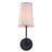 Obediah Steel Armed Sconce