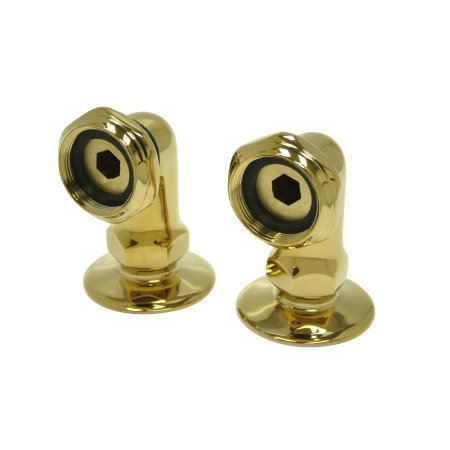 Accents Riser For Leg Tub Filler, Polished Brass
